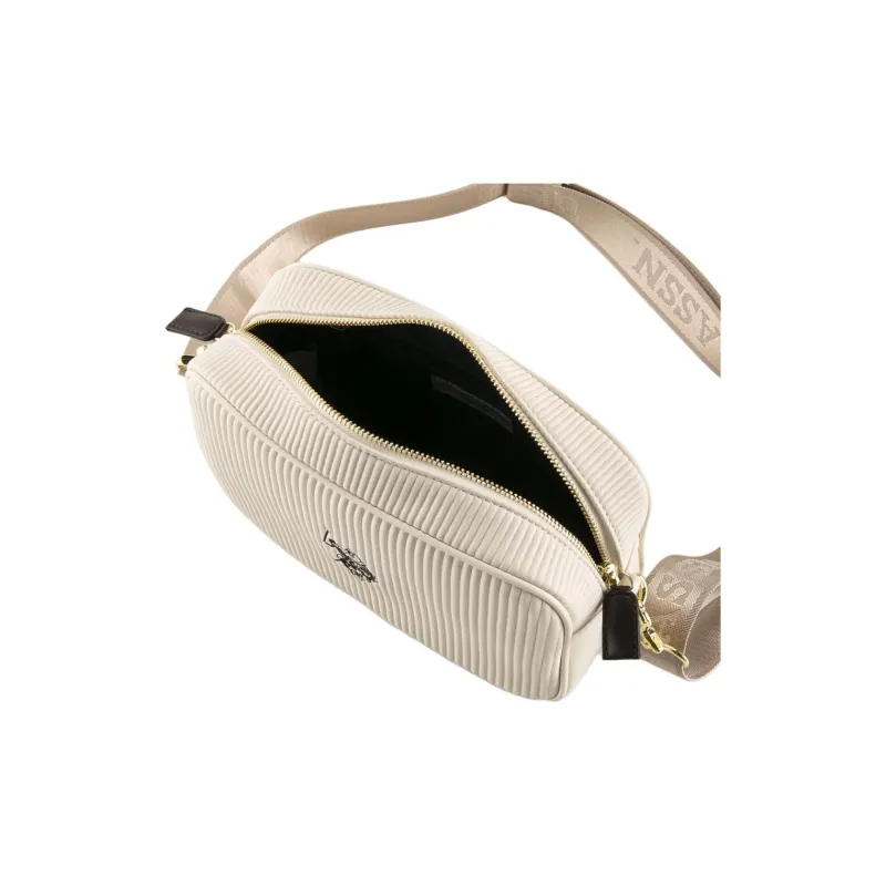 U.S. POLO ASSN. Synthetic Leather Camera Bags Crossbody Bag Shoulder Bag Medium Size Women's Beige-4