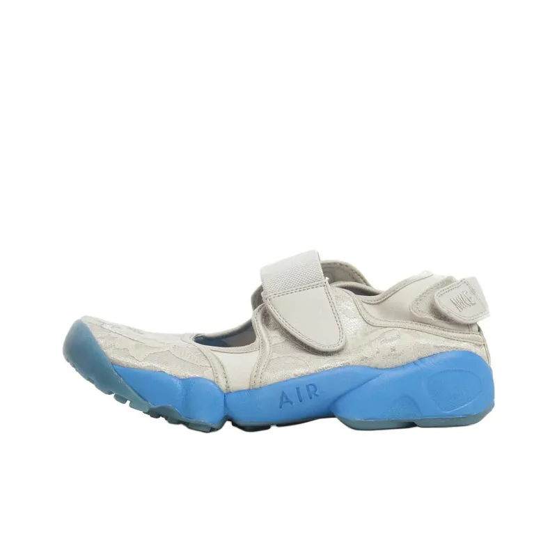 Nike Air Rift Anti-Slip Wear-Resistant Low-Top Training Shoes Women's Gray Blue-0