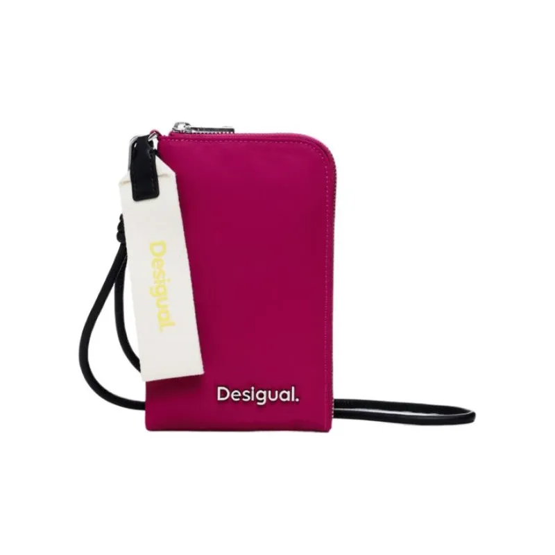 Desigual Polyamide Wallet Small Size Women's Rose Purple-0