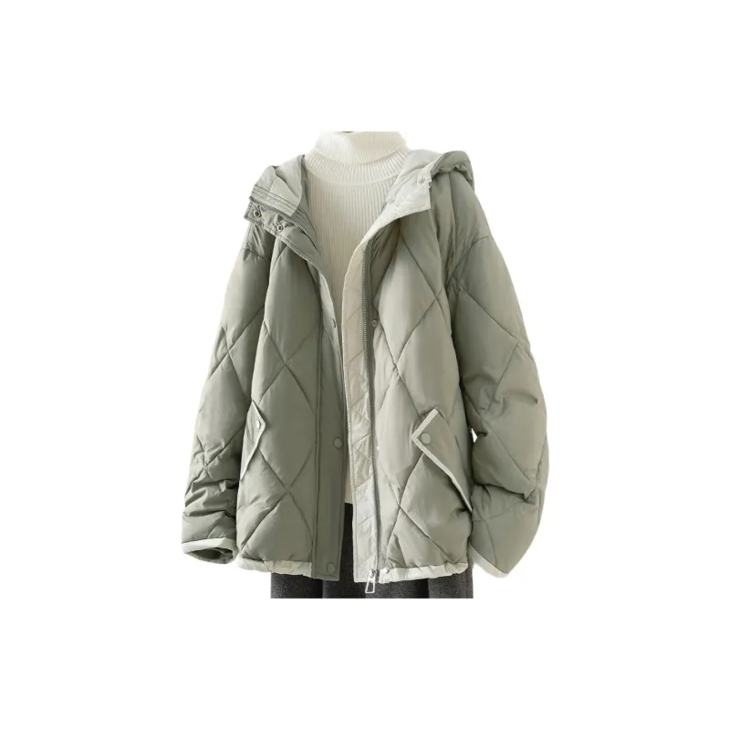 IHIMI Puffer Jacket Women's Avocado Green-1