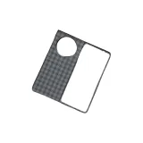 Full Set, Navy Blue[Fine Square Plaid Black Matte Steel Ring Square Hole Magnetic