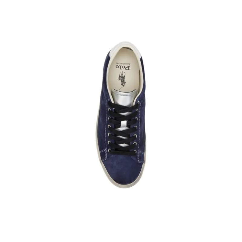 Polo Ralph Lauren Longwood Low-Top Skateboard Shoes Men's Blue-2
