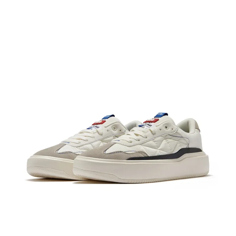 0592 German Army Trainers T Trainers Height Increasing Low Top Skateboard Shoes Unisex Ecru Fall Winter-1