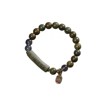 YUFENGXI Green Sandalwood Bracelets Unisex