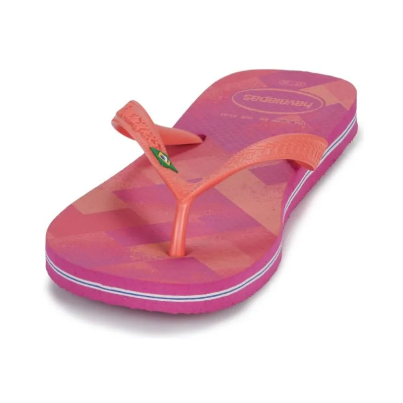 Havaianas Slip Resistant Quick Dry Flip Flops Men's Pink-4