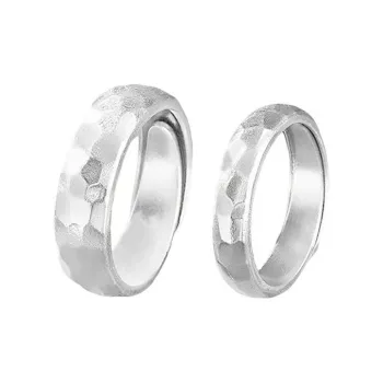 Xiaoyinjiang 999 Fine Silver Full Silver Ring Unisex