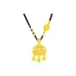 Peaceful Lock Necklace[Lotus]