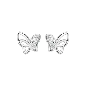 Hi There S999 Fine Silver Stud Earrings Women's