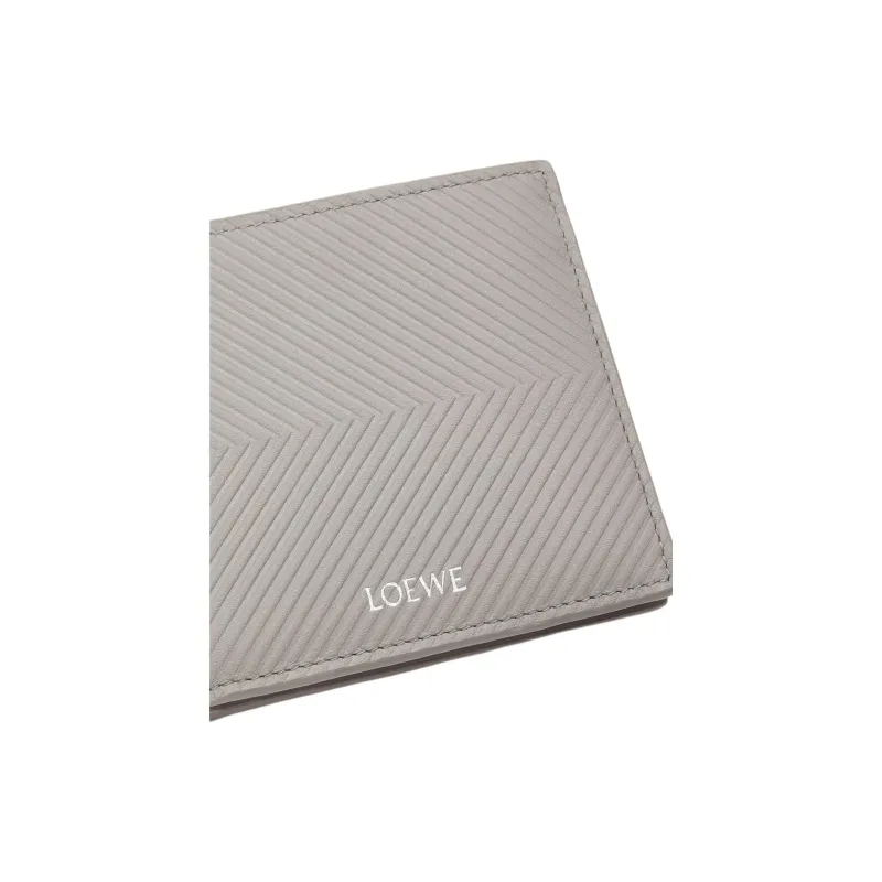 LOEWE Calfskin Wallet Men's Gray-4