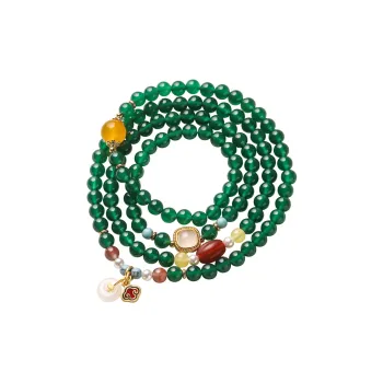 Emerald Agate Bracelets Women's