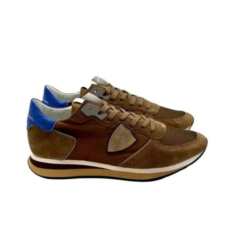 PHILIPPE MODEL Tropez Low Top Casual Shoes Men's Brown-2