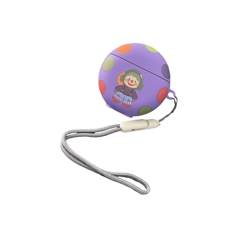 Baohuguang Compatible With FreeBuds 3/4/6i/pro3 TPU Graffiti Polka Dot Joker Niche Cute Cartoon Headphone Cases-5