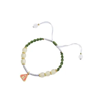 Tsukiran Hetian Jade Bracelets Green Jadeite Unisex