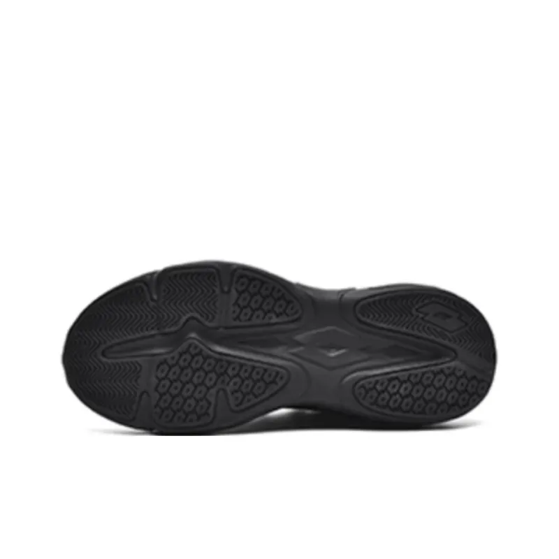 LOTTO Sportlife Anti Slip Wear Resistant Low Top Chunky Sneakers Women's Black-4