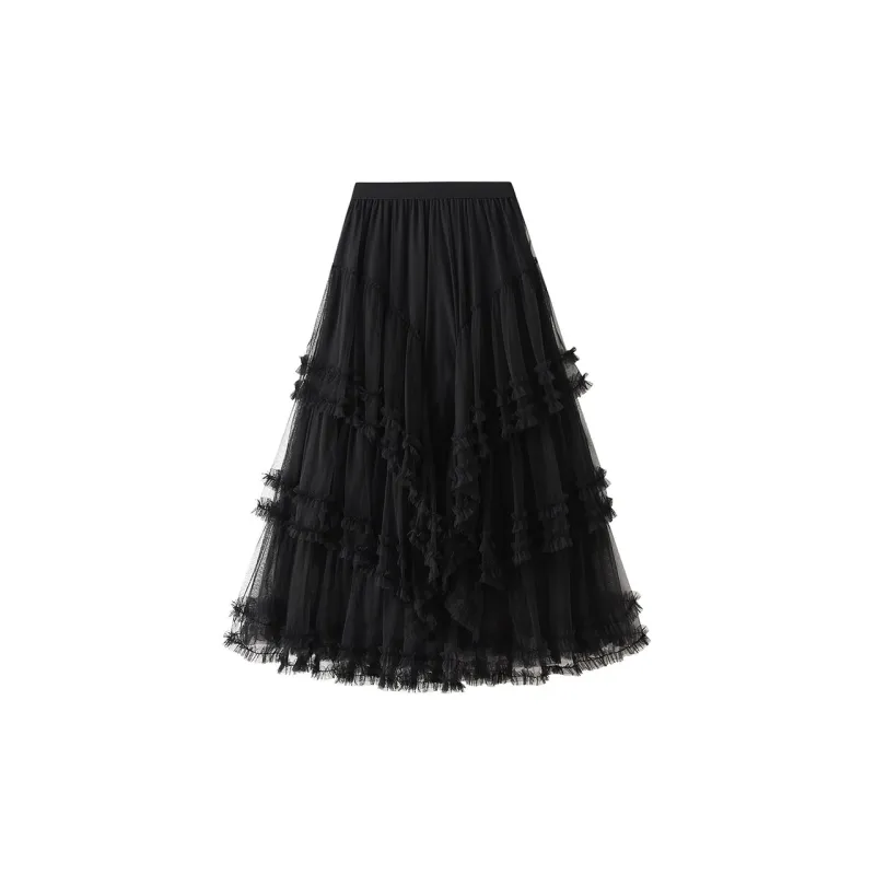 Benhou Casual Long Skirts Women's-5