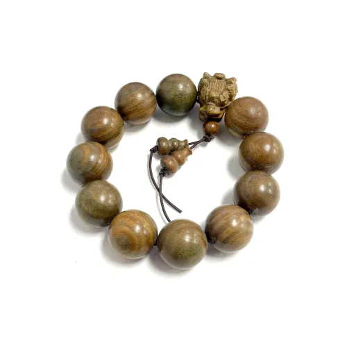 Jinghua Record Green Sandalwood Bracelets Unisex