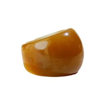 Jade Charm Yao Hetian Jade Rings Sugar Jade Unisex
