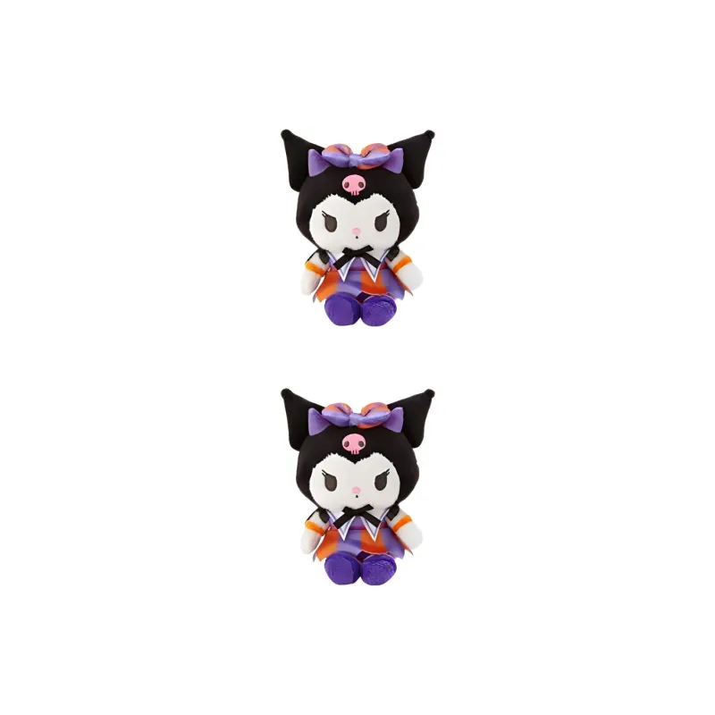 Sanrio Kuromi Halloween Collection Kuromi Black Dolls Plush Pendant 17cm Height-1