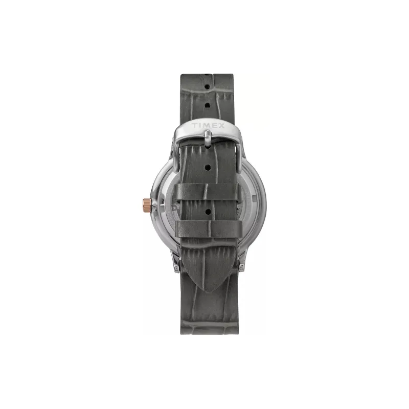 TIMEX Wrist Watch Automatic Mechanical Movement Leather Watch Bands 40mm Black Dial Men's Watches-1