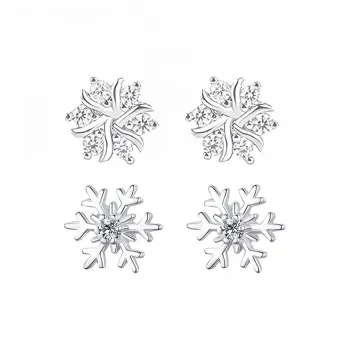 SECU Sterling Silver Stud Earrings Women's