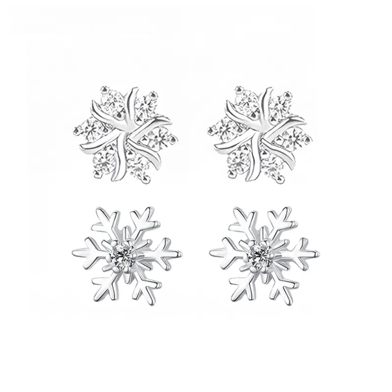SECU Sterling Silver Stud Earrings Women's-0