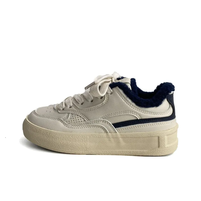 Than Than Me Warm Slip-Resistant Low-Top Skateboard Shoes Women's-5