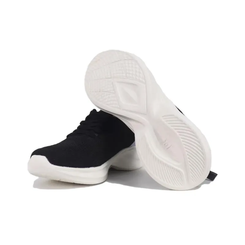 361° Cushioned Slip Resistant Low Top Running Shoes Women's Black Green-2