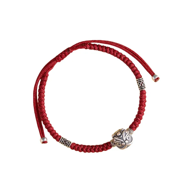 DONGFANGJIE 999 Fine Silver Hand Lanyards Unisex-0