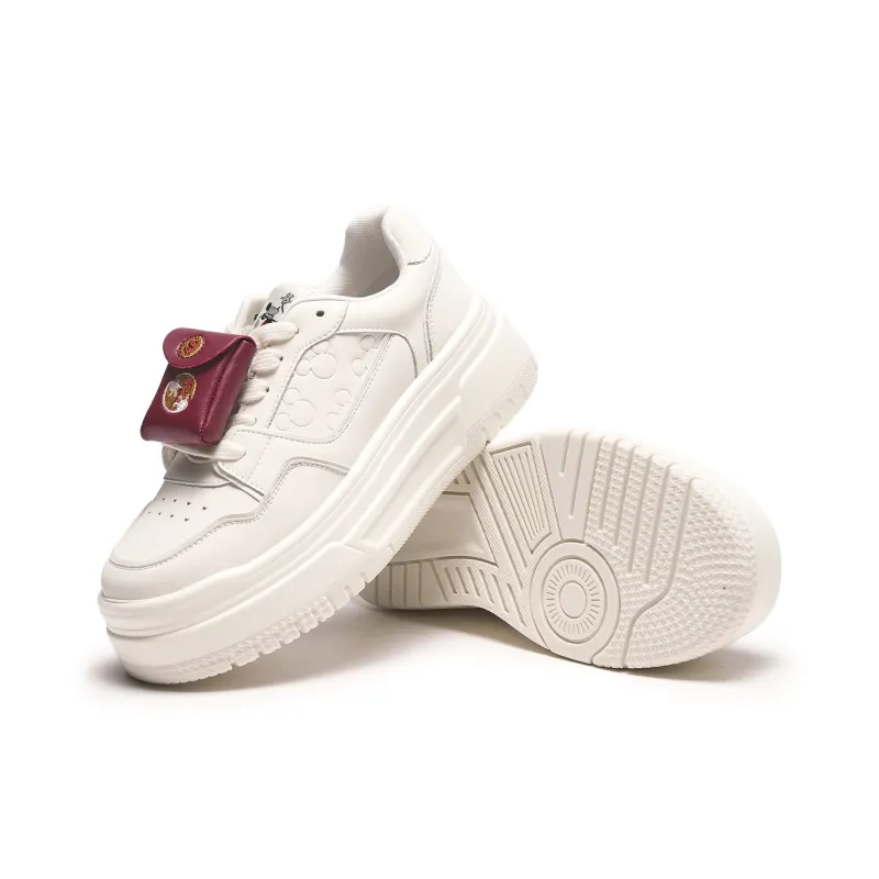 Disney x Hotwind CNY New Year Limited Collection Abrasion-Resistant Slip-Resistant Low-Top Skateboard Shoes Women's-3