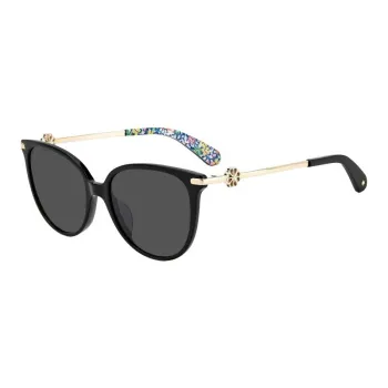 Kate Spade Acetate Oval Sunglasses Women's Black