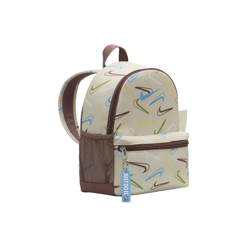Nike Polyester Backpack Mini Kids' Light Ore Brown & Smoky Purple & University Blue-1
