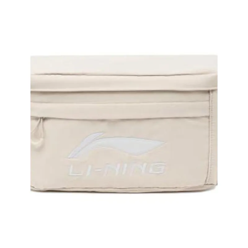 LiNing Polyester Fiber Crossbody Bag, Sling Bag, Fanny Pack Regular Unisex Moonlight Gray-2