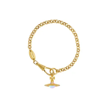 Vivienne Westwood Brass Aurora Ball Pendant Bracelet Women's Gold/Aurora