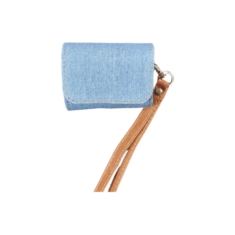 Baohuguang Compatibility With AirPods 1/4/pro 2 TPU Denim Minimalist Fully Enclosed Headphone Cases-9