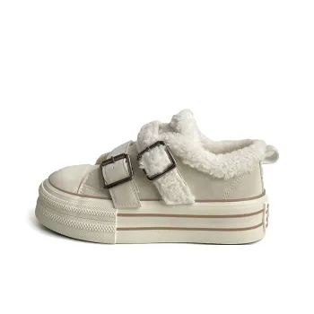 Than Than Me Warm Slip Resistant Low Top Skateboard Shoes Women's