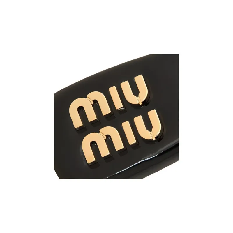 MIU MIU Hair Clips Women's Black-4