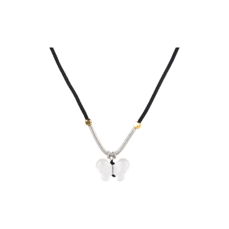 Listen To The Flowers Bloom Agate Necklaces Women's-0