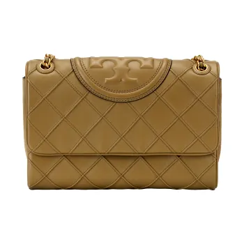 TORY BURCH Fleming Nappa Leather With Suede Trim Crossbody Bag Shoulder Bag Women's Gravel Brown