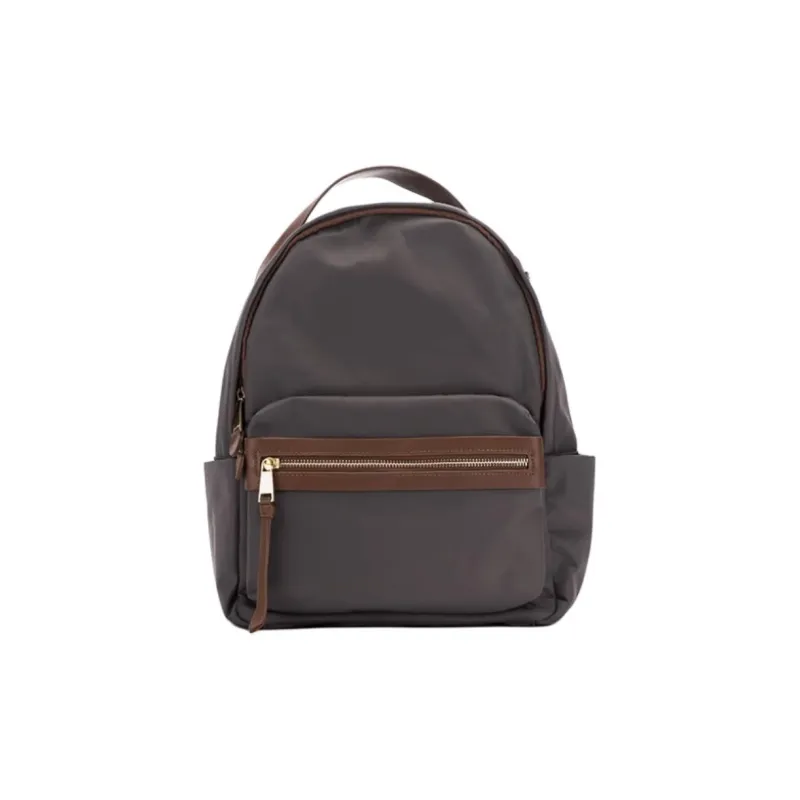 RED DRAGONFLY Fabric Backpack Medium Size Women's Black/Dark Gray-6