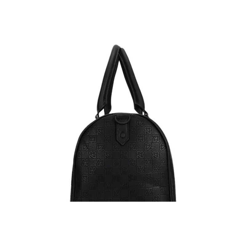 Jordan Pu One Shoulder Crossbody Handbag, Travel Bag Unisex Black-4