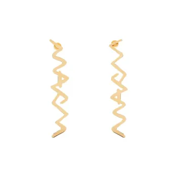 MARNI Symbol Logo Plaque Earrings