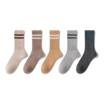JIAZINI Mid Calf Socks Men's Combo Set