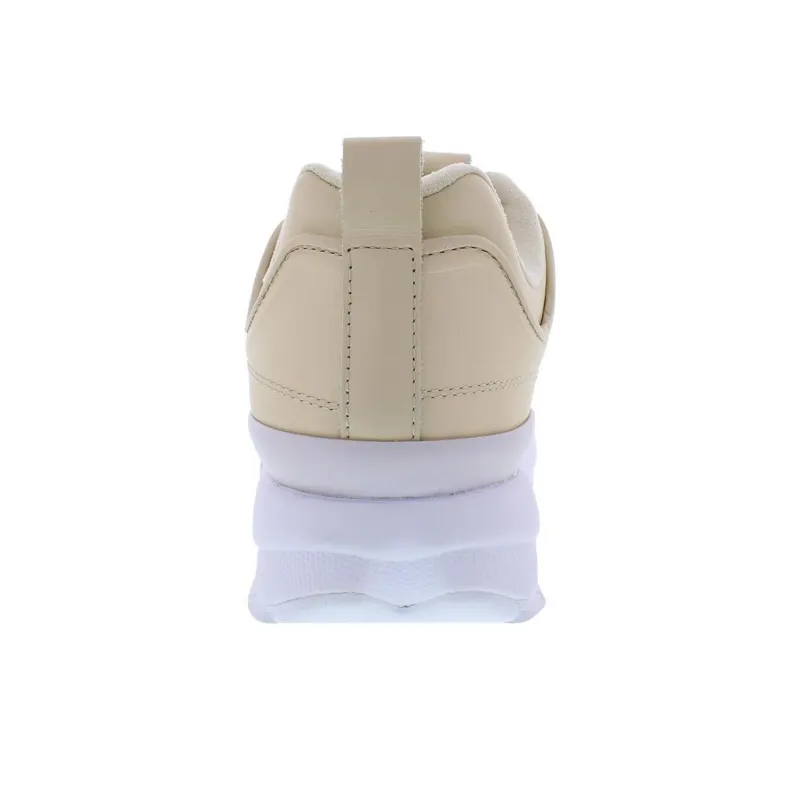 FILA Disruptor Anti Slip Wear Resistant Low Top Running Shoes Women's Ecru-3