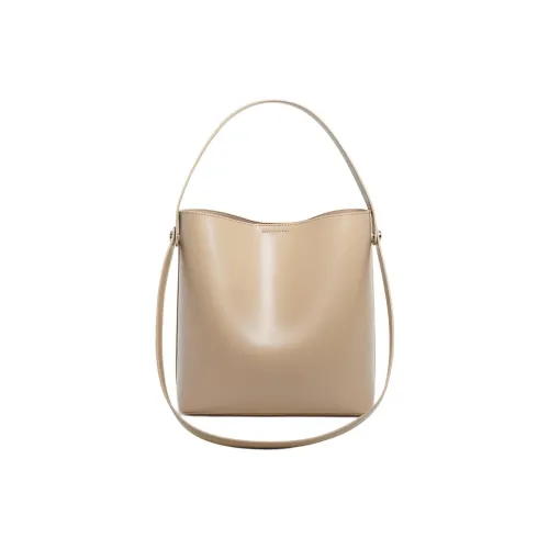 COURONNE Cow Leather Handbag Regular Women's Milk Tea/Chocolate/Black