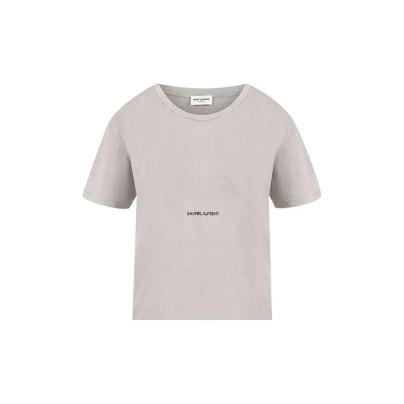 SAINT LAURENT T Shirt Women's Gray-4