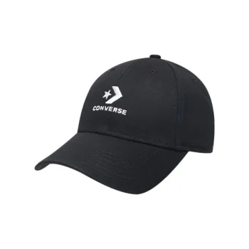 Converse Cotton Baseball Caps Unisex Black