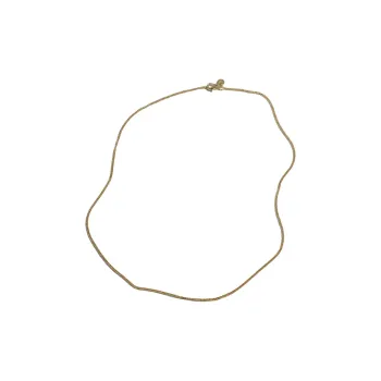 TOM WOOD 925 Sterling Silver With 18K Gold Necklaces Unisex Gold