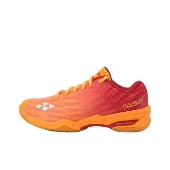 YONEX Power Cushion Anti Slip Wear Resistant Low Top Badminton Shoes Unisex Orange Red