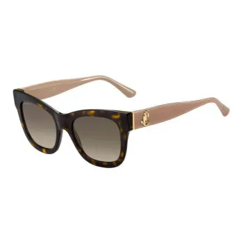 Jimmy Choo Acetate Square Sunglasses Women's Tortoiseshell