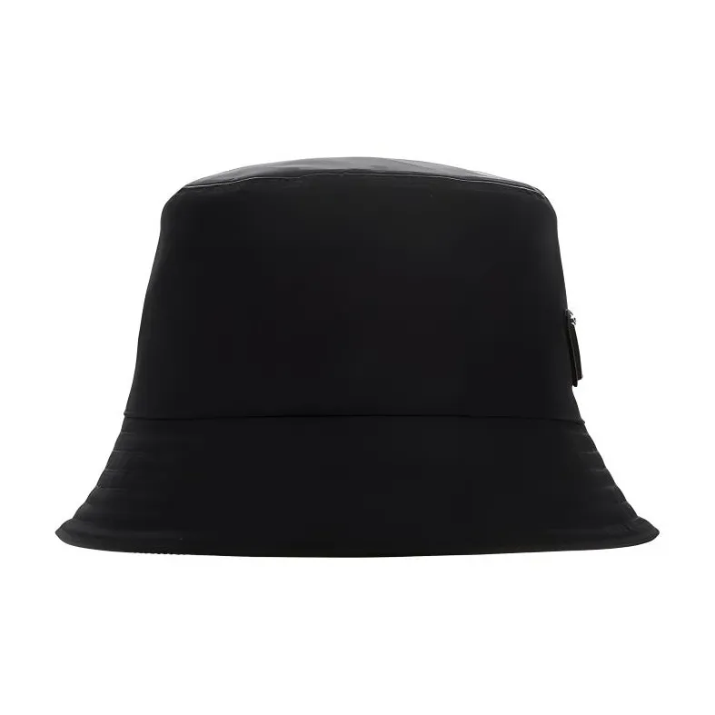 PRADA Signature Logo Plaque Bucket Hat-1